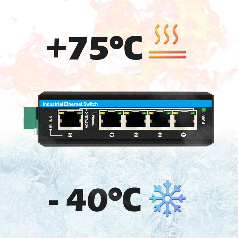 PoE Extender 4-Port Full Gigabit Ethernet PoE Repeater Splitter with 48V 90W PoE++ in and 4 PoE af/at Out IEEE802.3af/at/bt for Outdoor Use No Need Power Adapter