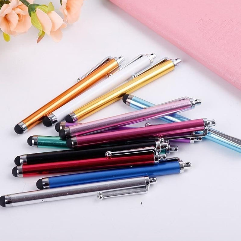 10 Pack Stylus Pens for Touch Screens - Universal Capacitive Stylus for Tablets, Smartphones & iPads, Precision Tip for Drawing & Typing
