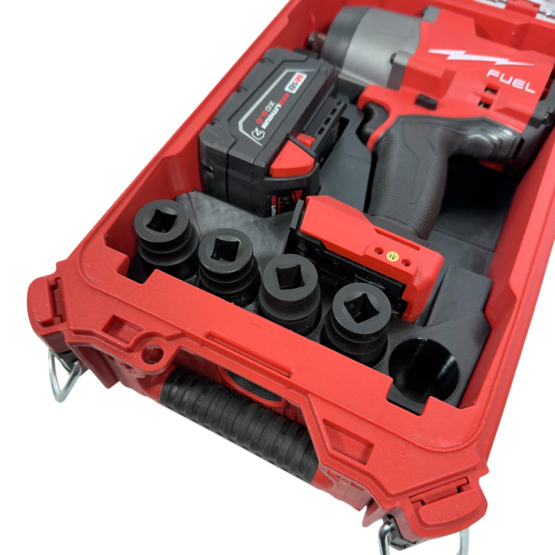 M18 Fuel High Torque 1/2in Impact 2967-20 Liner Insert for Packout Compact Organizer Model 48-22-8435, Organization for Impact Wrench, M18 Battery and Sockets