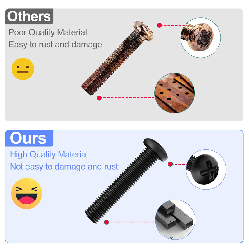 Screw Kit for LG TV Stand Screws, for 49 50 55 in LG TV Legs Screws, 55UK6500 55UJ6540 55UM7300 55UN6900 55LJ5500UA 50UK6500 50UM7300 50UN6900 49UJ6300 49UK6300 Screw
