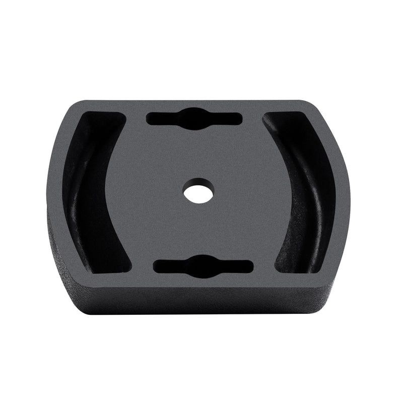 LEORAY Jack Wheel Chock, Reinforced Rubber Jack Caster Wheel Dock for Caravans and Trailers Single Wheel