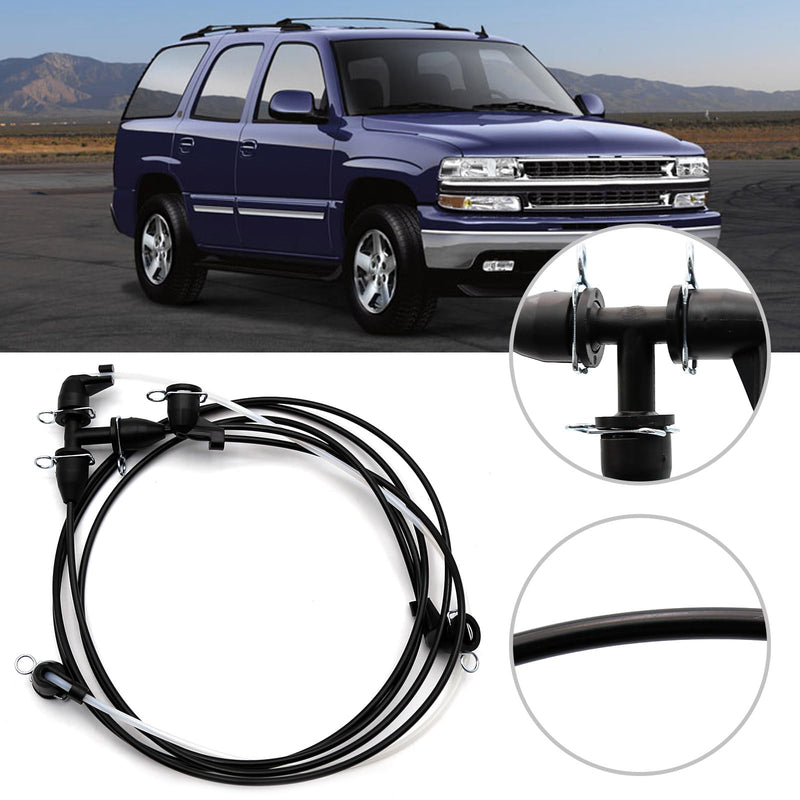 Air Suspension Compressor Line Repair Kit 949-006 88987900 Replacement for Chevy Tahoe Suburban 1500 2500 Replacement for Cadillac Escalade ESV Replacement for GMC Yukon Yukon XL 1500 2500