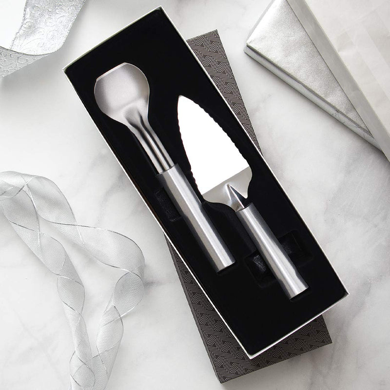 Rada Cutlery Pie A'La Mode Gift Set, Silver Handles