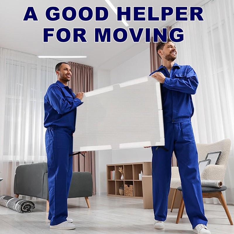TV Moving Box Cushioning Supplies Set, Foam TV Cover & Corner Protectors | For 65"×36" Screens, 2 Pcs Foam Flat Screen Cover, 16 Pcs Corner Guards, 20M Textured Tape, Moving Protection Kit