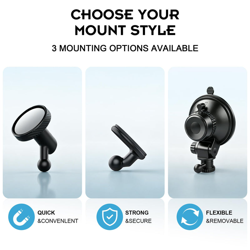 Dash Cam Mount for Garmin, 2 Pack Adhesive Windshield Mount for Mini 2,3 | High Bond Adhesive Mount for Garmin Dashcam 45,46,47,55,56,57,65W,66W,67W,X110,X210,X310,Tandem,Speak Plus Adhesive Mount*2