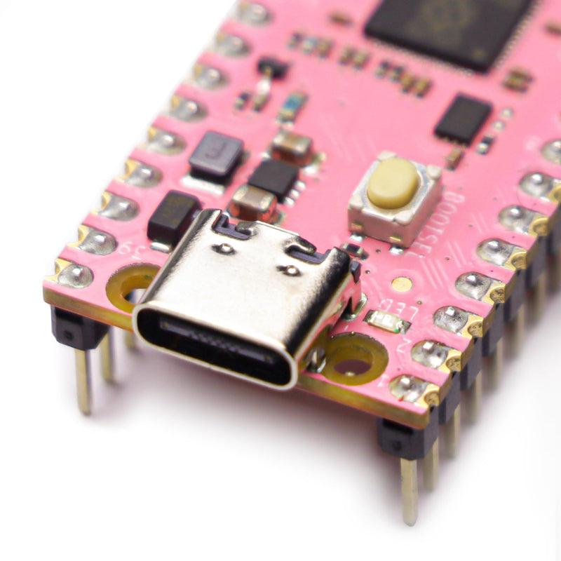2-Pack USB-C Pi Pico Board, RP2040 Microcontroller | Pre-soldered with Headers, ENIG Finish, 100% Compatible with Raspberry Pi Pico