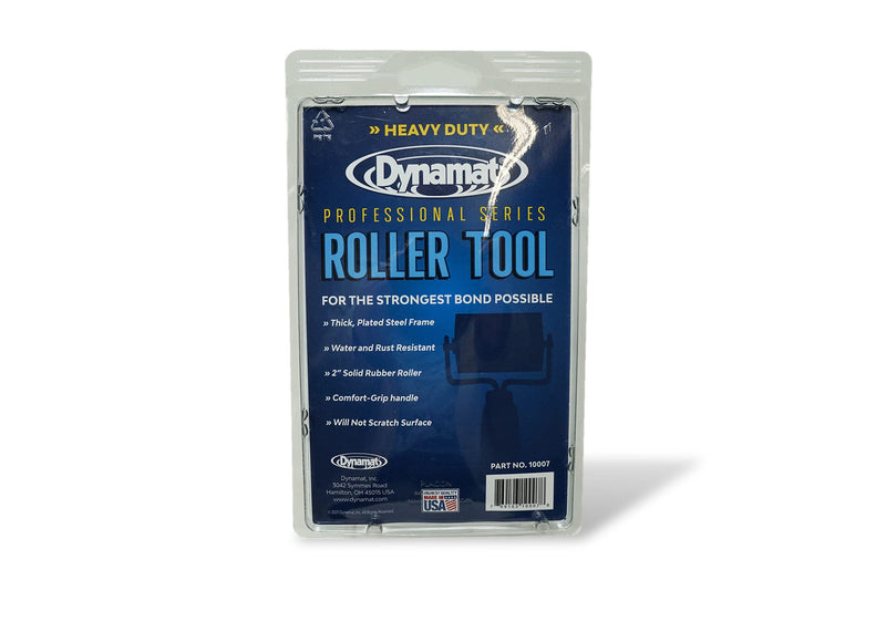 DYNAMAT 10007 Dyna-Roller Professional Heavy Duty Sound Deadener Installation Tool with Wood Handle and 2" Wide Rubber Roller