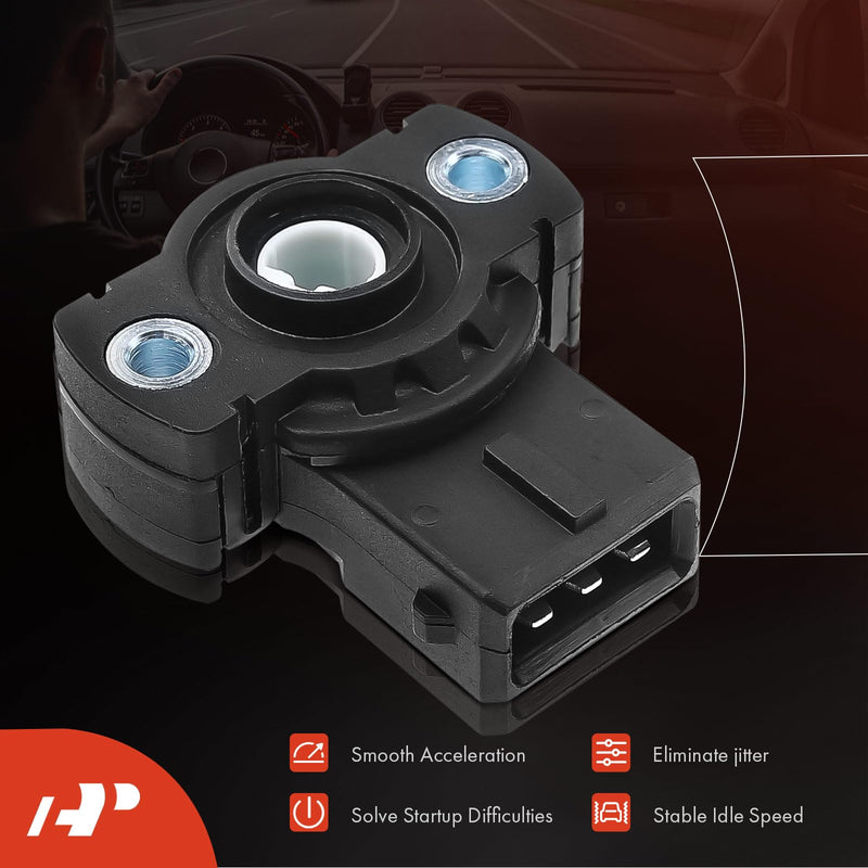 A-Premium TPS Throttle Position Sensor Compatible with BMW E36 318i 318is 318ti 323i 323is 325i 328i 328is E34 525i 530i 540i 740i 740iL 840Ci M3 Z3 DOHC, Replace# 13631726591, 13631721456