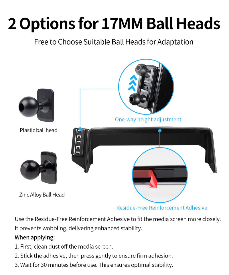 Wireless Charging Car Phone Holder for Toyota Avalon 2019-2022, 9" Screen | Magsafe Accessories Fast Charging Magnetic Cell Phone Holder Clip Compatible with iPhone Android, 3D Fit Vehicle Phone Stand