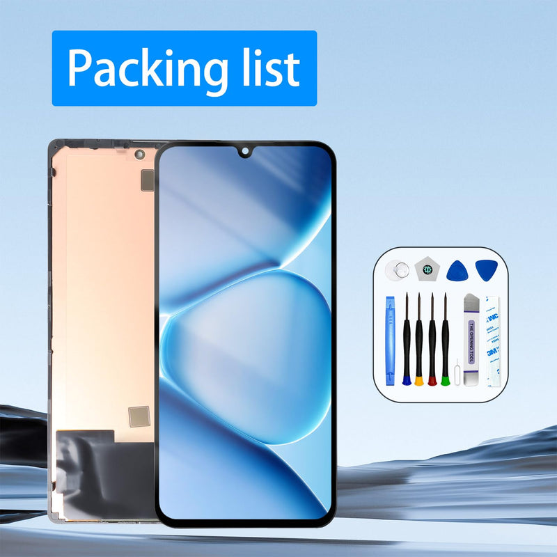 OLED for Google Pixel 6 LCD Screen Replacement for Google Pixel 6 LCD Display Touch Screen Display Assembly Repair Kits with Frame GB7N6, G9S9B16, G9S9B, GR1YH (Fingerprint Cable Transfer Required)
