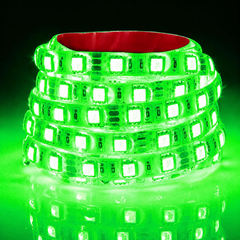 Seaponer Pontoon Boat Light - LED Strip for Duck, Bass, Sail, Kayak - Flexible Deck & Interior Courtesy Lights - Green, 12v 10m (32.8ft)