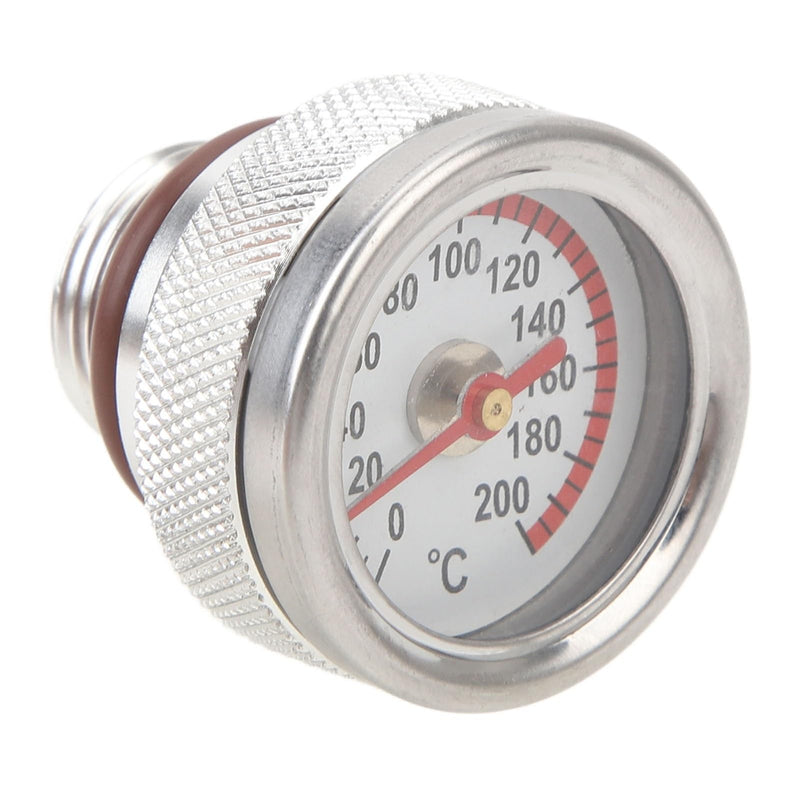 Oil Temperature Gauge, M20 X 1 5 Solid Construction, Easy Installation, 0 to 200?, Accurate and Oil Temperature Gauge for Motorcycles