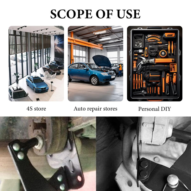 Exhaust Hanger Removal Pliers, Exhaust Hanger and Rubber Bracket Separation Pliers, 25 Degree Offset Muffler Hanger Removal Tool Compatible with Most Exhaust Rubber Hangers (Ordinary) Ordinary