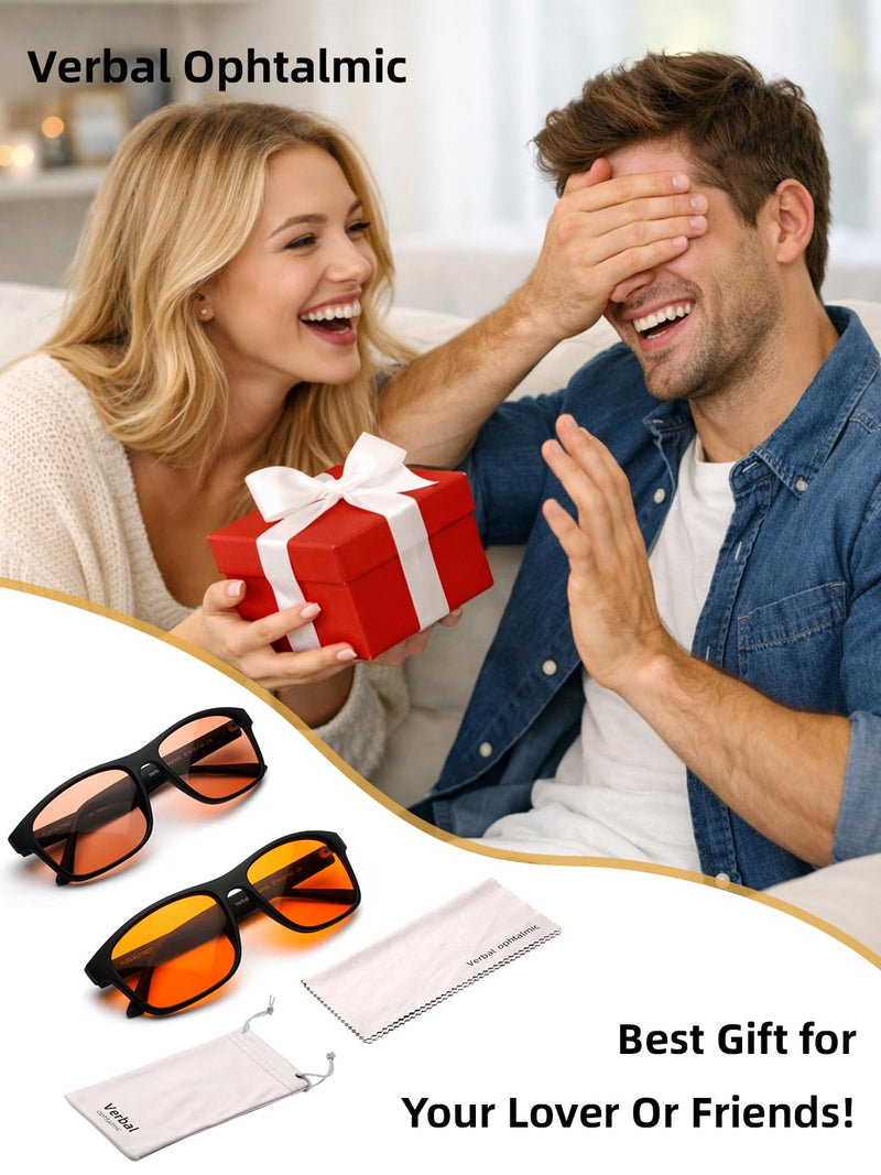 FL-41 and FL-60 Light Sensitivity Migraine Bluelight Glasses Man | Photophobia Eyestrain Glasses, Blue Light Blocking Glasses, Fluorescent Light Glasses, UV Protection, Computer LED Glare Pink/Brown
