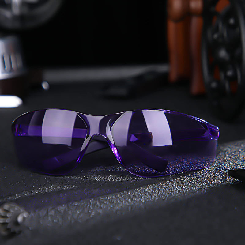 Queekay 24 Pairs Safety Glasses Unisex Anti Scratch Protective Goggles Impact Resistant Lens Eyewear As Pictures Shown