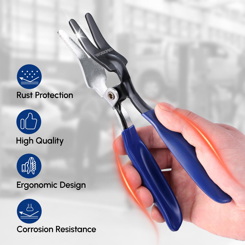 WORKPRO Hose Removal Pliers, Automotive Hose Remover Tool for Fuel and Vacuum Lines, Hose Remover Pliers Separator Pliers for Marine, Oil, Vehicle Hose Pipes