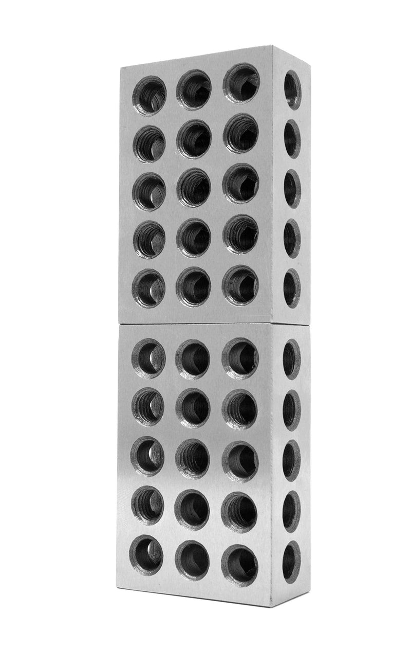 WEN 10423 3 x 2 x 1-Inch Steel-Hardened Precision 123 Blocks, Two Pack 1 x 2 x 3 in
