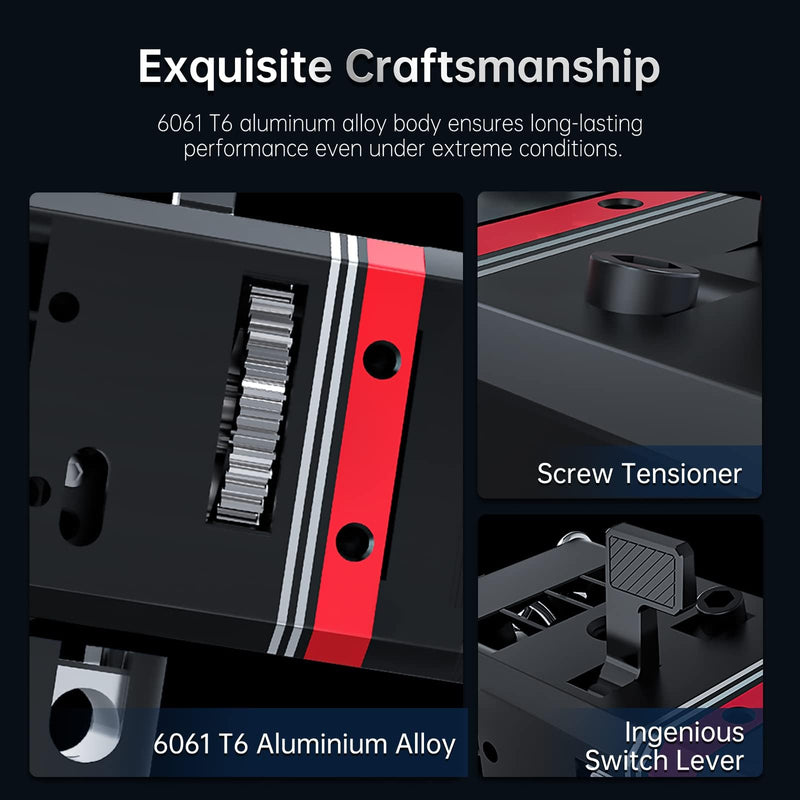 BIQU H2 V2S Dual Gear Extruder Upgrade H2 Extruder 3D Printer Direct Extruder 1.75mm Filament BIQU BX Creality Ender & CR Series Printers, Anycubic Mega S, Geeetech Printers and Prusa I3 DIY Kits