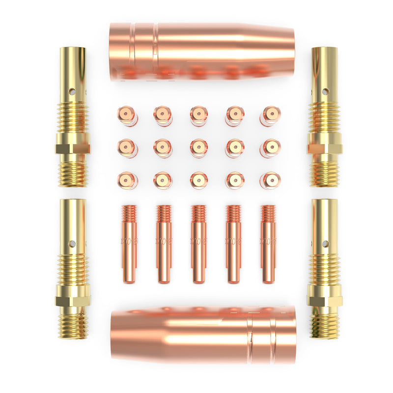 TOOLIOM MIG Welding Gun Kit .030" Tip-Nozzle-Diffuser for TOOLIOM TL-200M Solid Wire MIG Welding(.030" Accessory Kit) .030" for TL-200M
