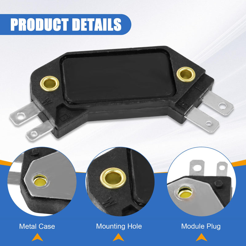  [AUSTRALIA] - JDMSPEED New Ignition Module GM HEI 4 Pin D1906HT LX301 Replacement For Buick Chevy Pontiac Old 1974-1988