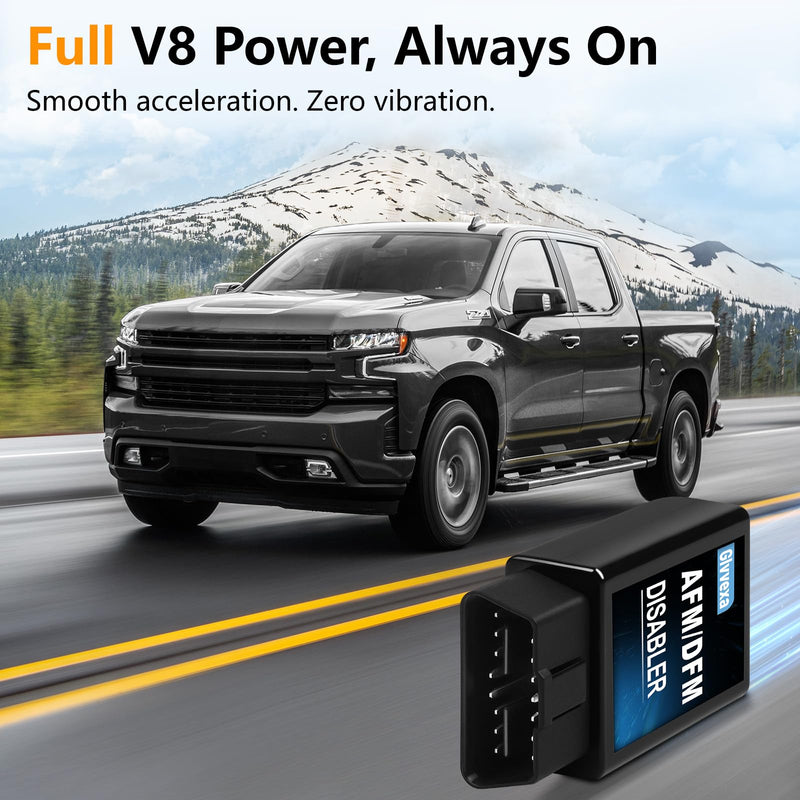 AFM Disabler 5.3 Silverado 1500 2010-2018, AFM/DFM Delete Device for Chevy GMC 4.3L 5.3L 6.0L 6.2L V6 V8, Active Fuel Management Disabler (Fits Sierra Yukon Tahoe Escalade etc) - Plug & Play