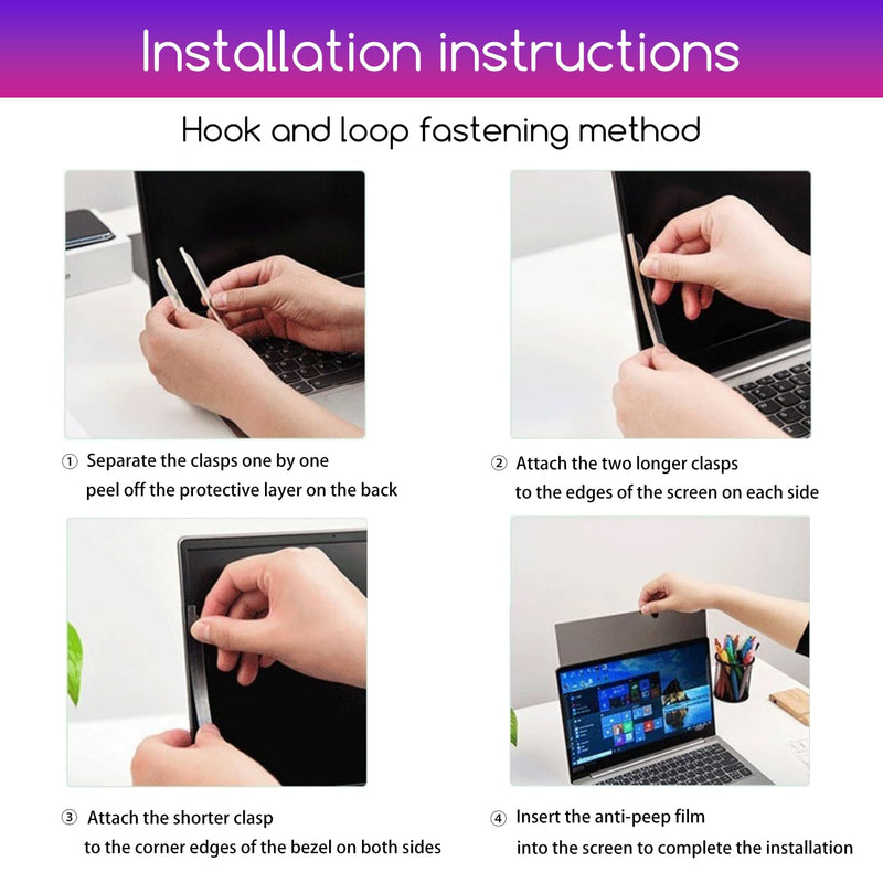 KEANBOLL Privacy Tempered Glass Screen Protector Designed for MacBook Air 13.6 inch (M4 / M3 / M2 Chip, Model: A3240 A3113 A2681), Anti Blue Light and Anti Glare (Tempered Glass) Shield Privacy-Tempered Glass
