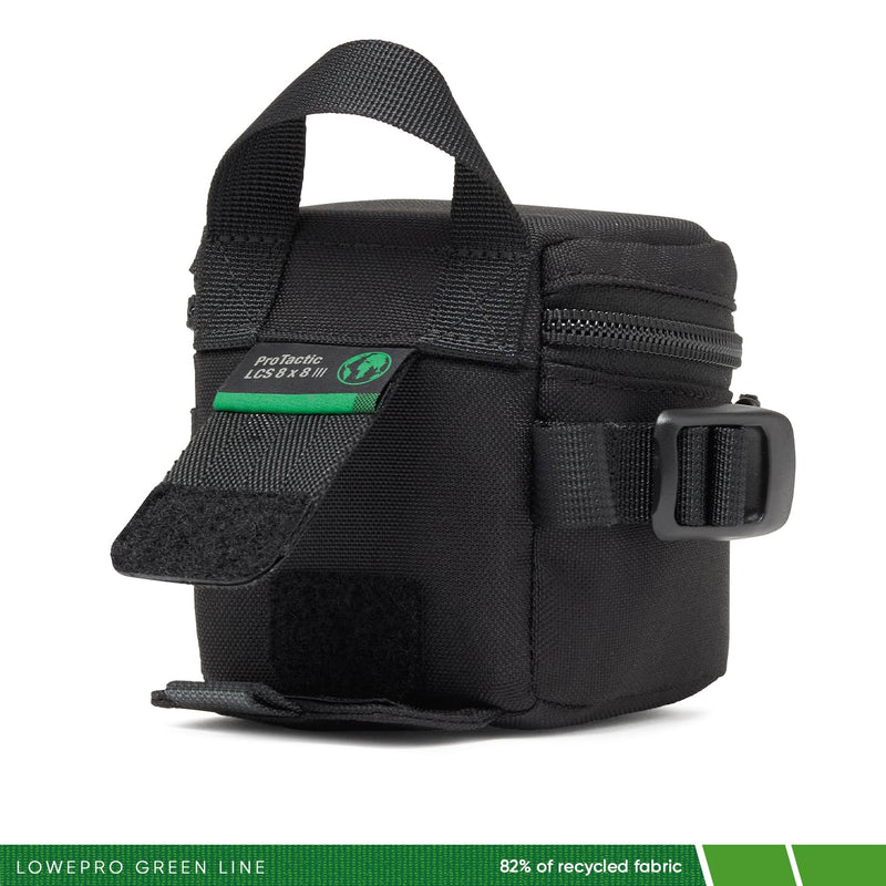 Lowepro ProTactic LCS 8 x 8 III Camera Lens Case, Camera Lens Pouch Bag, fits 50mm F/1.8, for DSLR and Mirrorless Cameras, Vol-0.3L Dim: 3.15x3.15x3.15in, Camera Bag, for Photographer/Videographer cm 8 x 8 III