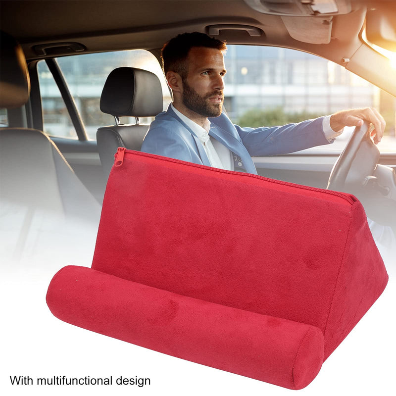 Pillow Tablet Stand, Portable Mobile Phone Support Bed Rest Cushion Tablet Reading Holder Tablet Pillow Stand Holder for Tablet Book Tab Stand Holder for Bed Armrests Carpet,