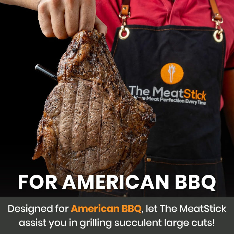 MeatStick X – Smart Wireless Meat Probe for Grilling, Smoking & BBQ | 500ft+ Bluetooth Range | Works in Oven, Smoker & Grill MeatStick X Set (500ft+ Range)