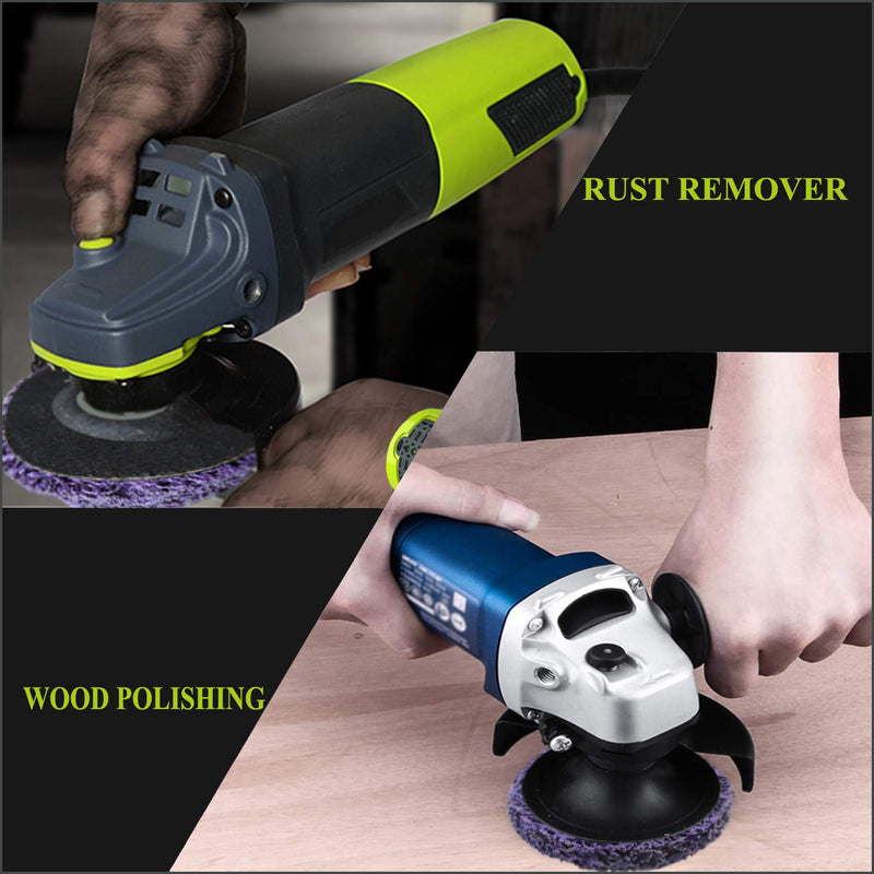 Lamsion Rust Remover Wheel Remove Paint and Oxidation Poly Strip Wheel Disc Abrasive Angle Grinding Wheel (5Pack -4-1/2" x7/8'') 5Pack - 4-1/2" x7/8''