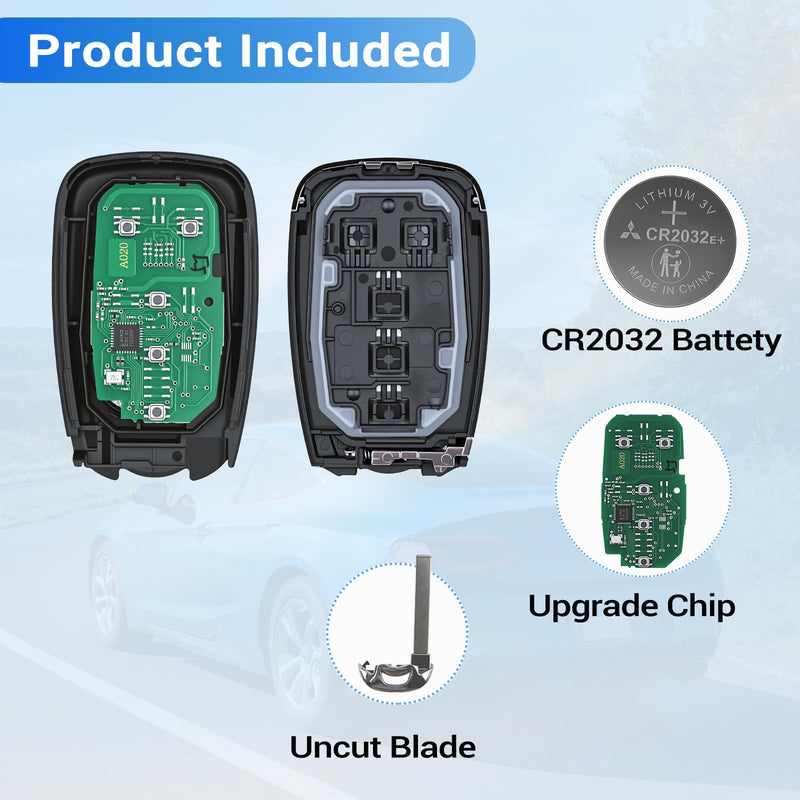 Key Fob Fits for Chevy Malibu Camaro 2016-2021/ Cruze 2016 2017 2018 2019 | Car Keyless Entry Remote Control HYQ4EA