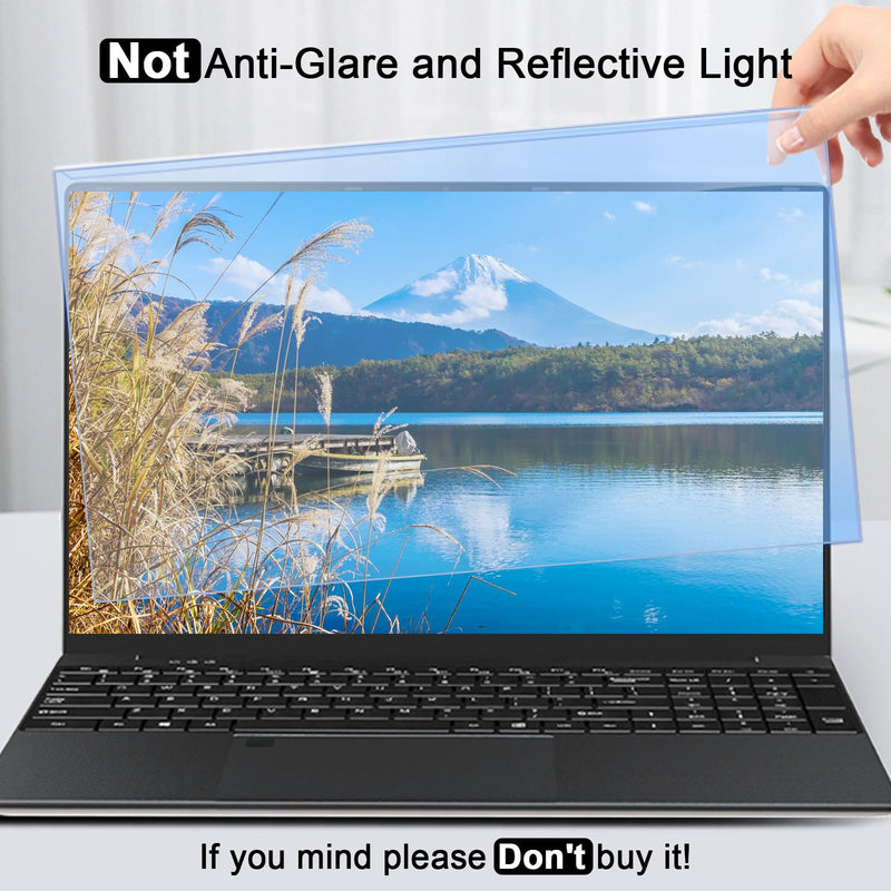 15.6 Inch Blue Light Screen Protector Panel, Eye Protection Anti-Scratch Blue Light Screen Filter for 15.6" with 16:9 Aspect Ratio Laptop, HD Not Anti-Glare
