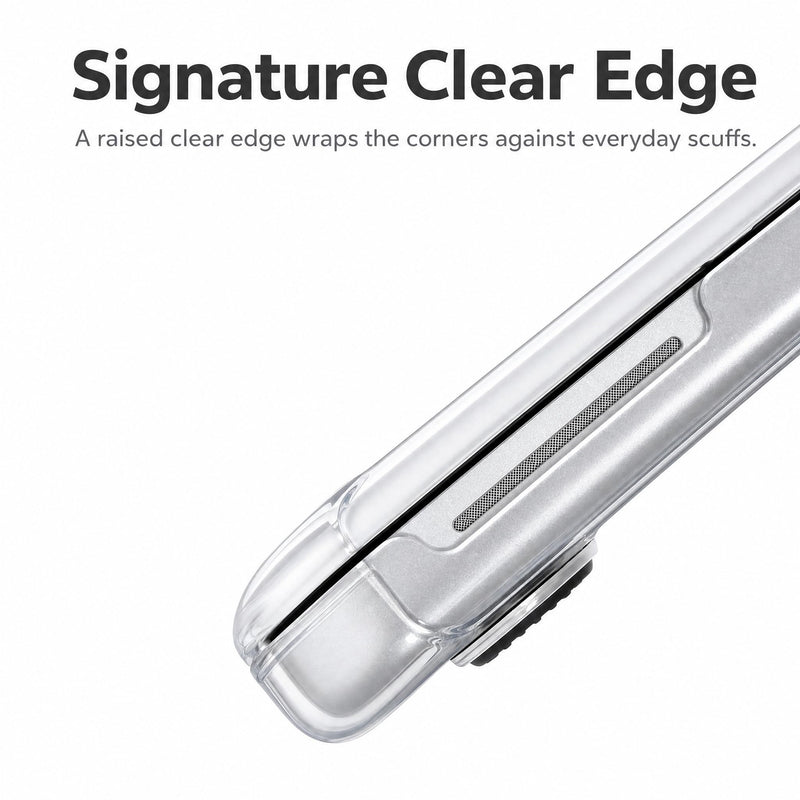 B BELK Clear Case for MacBook Neo 13 inch A3404 Raised-Edge Slim Hard Shell | Crystal Clear/color-matched hard shell guards against scratches & scuffs; slim snap-on fit, fits MacBook Neo 13" A3404 only