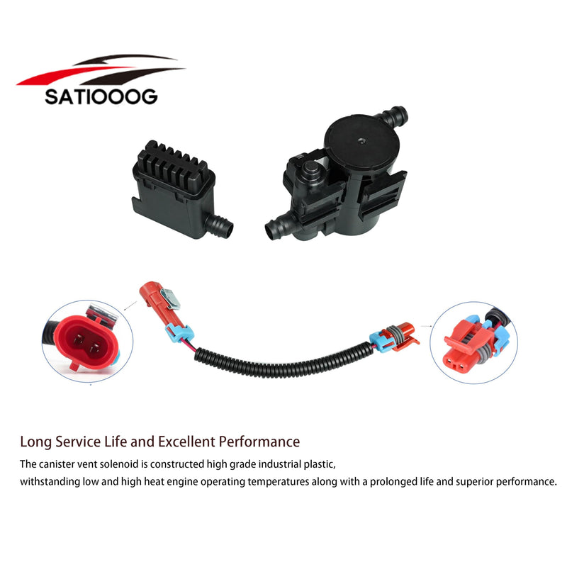 Vapor Canister Purge Valve Solenoid Compatible with Chevrolet Silverado 1500 2500 3500 HD Classic GMC Sierra 1500 2500 3500 HD Classic 2004-2010# CVS34 911-237 10357992 19207763 214-2082