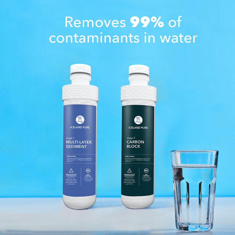 Replacement Filters Compatible with Avalon Branded Bottleless Water Coolers, Lasts 1500 Gallons, Dual Set