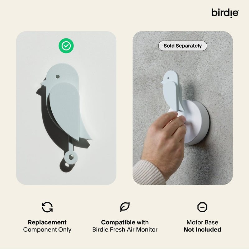Bird Replacement Component to The Birdie Fresh Air Monitor (Glaicer) Glaicer
