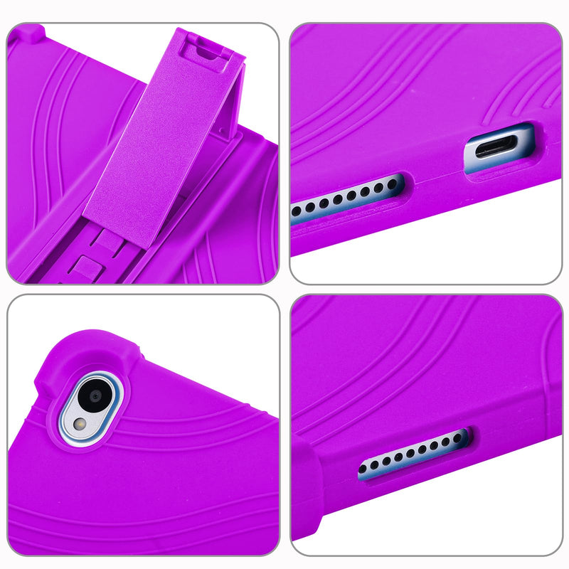 ATOOZ for Walmart Onn 11 inch Core Tablet Case (2026 Model), Purple | Soft Silicone, Adjustable PC Stand, Shockproof Protection, Kid-Friendly Lightweight Cover for Onn 11" Gen 5 2026 Tablet
