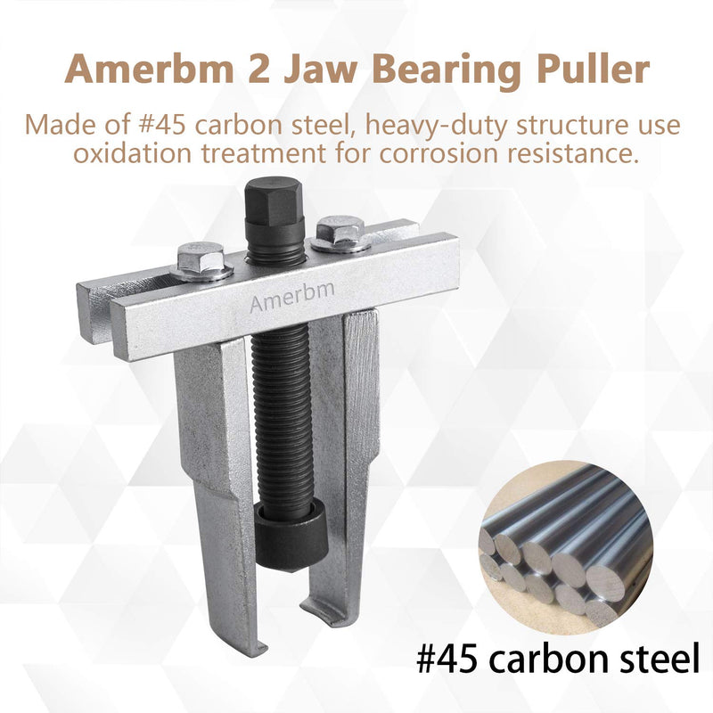 Two Jaw Bearing Puller Remover 30mm - 90mm Adjustable Puller Tool for Special Design for Narrow Spaces Removal Small Bearing or Gears