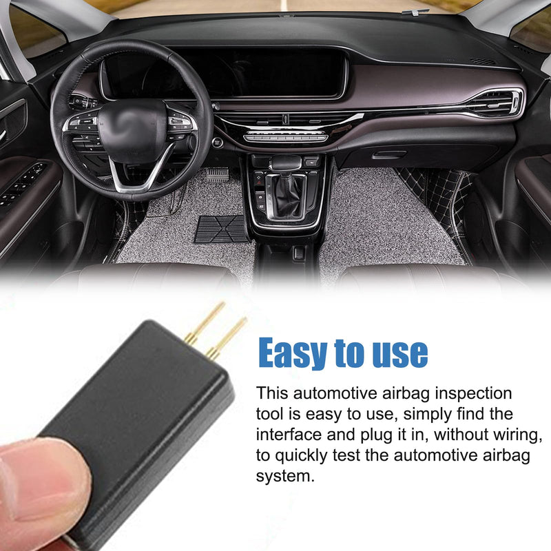 Pack-4 Car Airbag Detection Simulator, Car Airbag Testing Tools, Universal Automotive Airbag Finding Repair Detector Instrument Tool, for Car Truck SUV Pickup (Black)