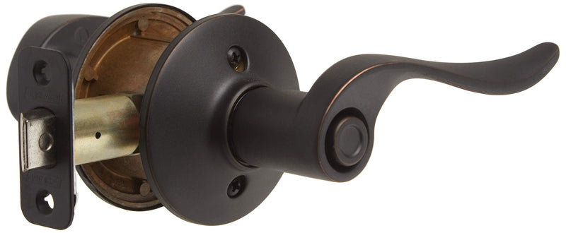 SCHLAGE F40 SAC 716 Sacramento Privacy Lock Lever, Aged Bronze