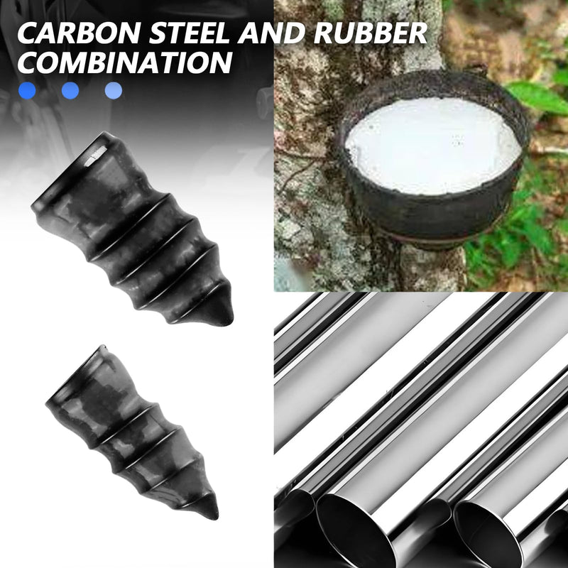 100PCS Tire Plug Kit,Self-Service Flat Tire Repair Kit Including Screwdriver,Upgraded Thickened Adhesive-Covered Tires Repair Screws for Sudden Flat Tyres Emergencies