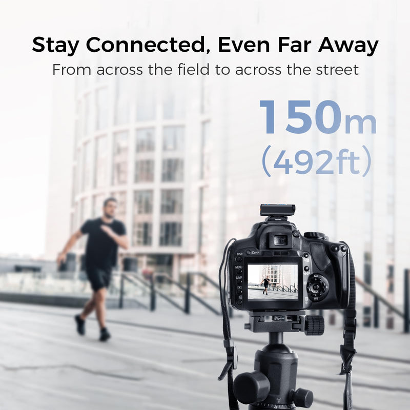 YRF Mic 2 (2 TX + 1 RX + Charging Case), mini Wireless Lavalier Microphone for iPhone Android/Tablets/PC, Intelligent Noise Cancelling for Video Recording Podcast (M15) M15