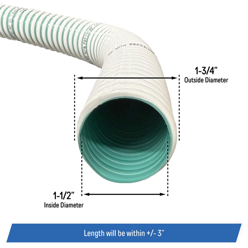 F.S.P 1-1/2'' Fill Hose for RV Concession Fresh Water Tank - Marine, Boats, Campers, Trailer, RVs, Concession (3 Feet) 3 Feet