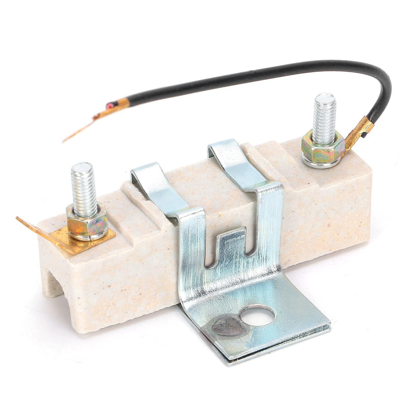 Ignition Coil Resistor, Metal Ceramic Ballast Resistor Wear Resistance Device Automotive Replacement Parts Accessories for 1.5 Ohm Classic Car Automobile Fuel Injection Resistor Units