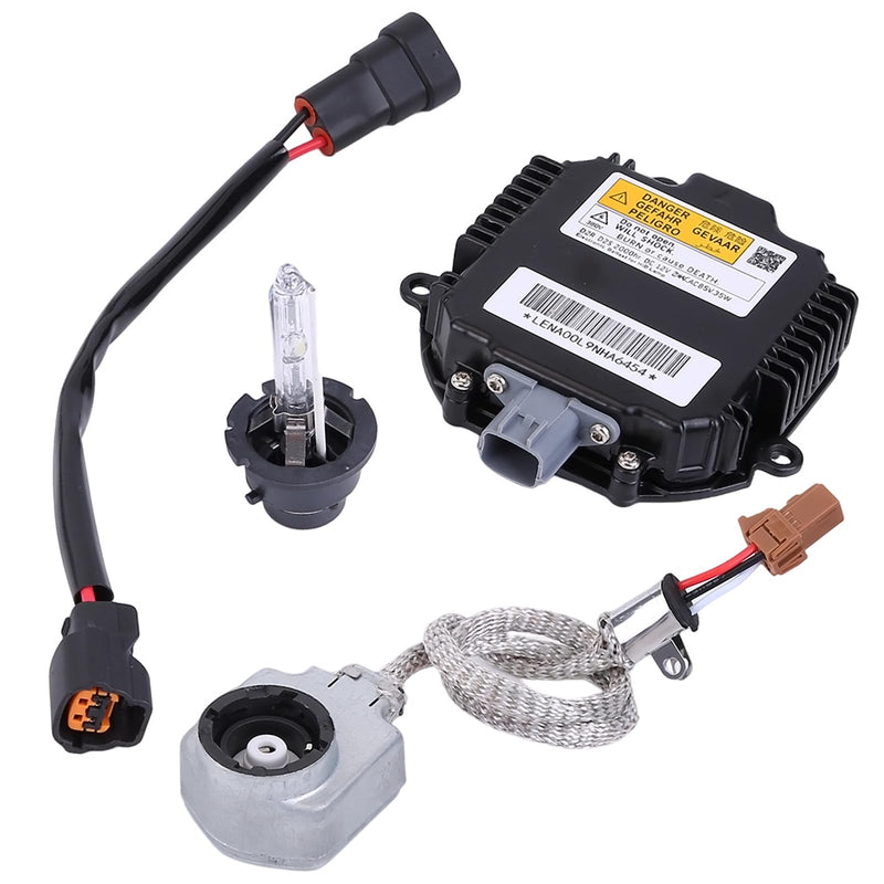 Xenon Headlight Ballast Control Unit with Igniter & D2S Bulb 28474-89904 Fit for Nissan 350Z Altima Maxima Murano Rogue 350ZR, for Infiniti G35 G37 M35 M45 FX35 FX45 Q40 Q50 QX60 QX70 QX80