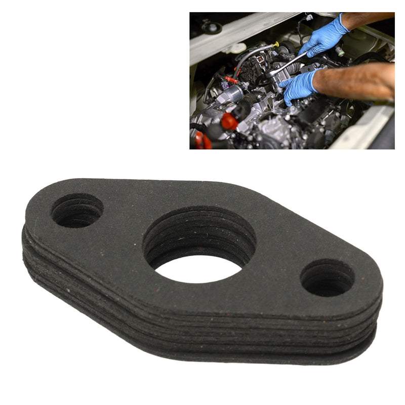 10Pcs Turbo Gasket, Turbo Oil Drain Return Gasket Excellent Sealing Paper High Toughness Oil Drain Gaskets for T3 T4 Turbocharger