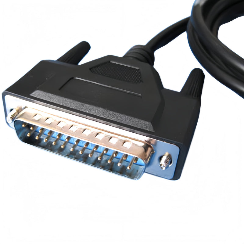 USB Programming Cable for Fanuc CNC DNC, USB to DB25 Male Console Cable for Fanuc, Built in FTDI Chip (6FT/1.8M)
