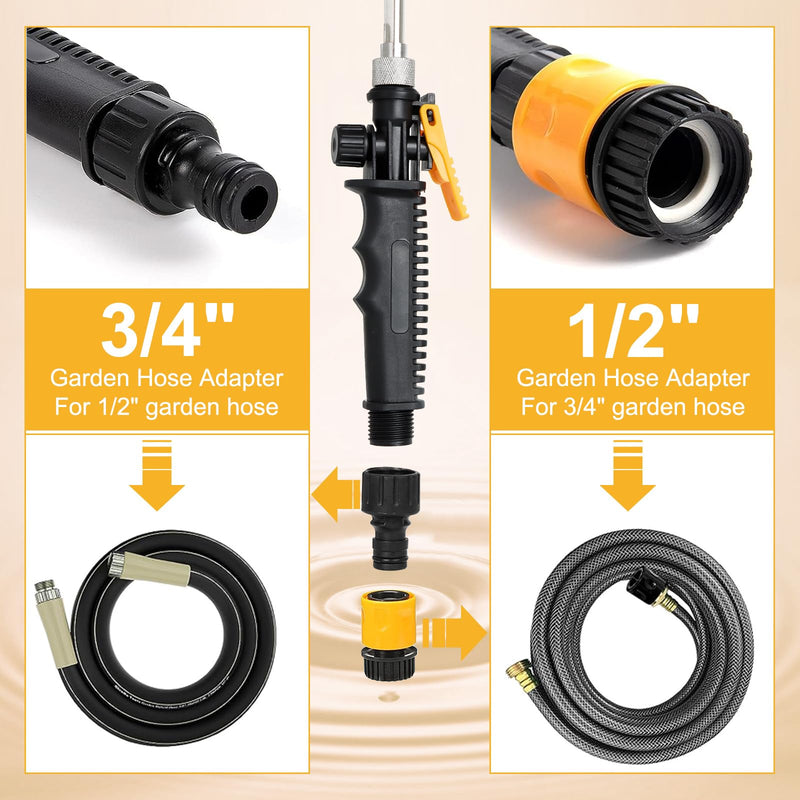 RV Water Heater Anode Rod & RV Water Heater Flush Wand, 9.25"L x 3/4" NPT Magnesium Rod for Suburban (Flush Wand & 2Pack Anode Rod) Flush Wand & 2Pack Anode Rod