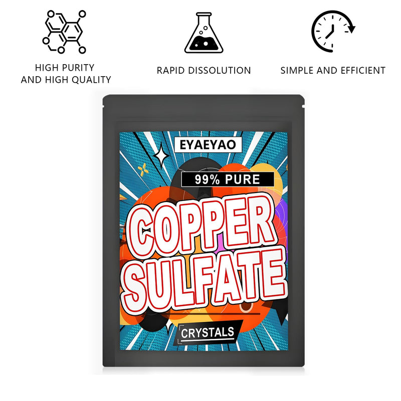Copper Sulfate Crystals, Copper Sulfate Powder Pentahydrate – 99% Pure Fine Blue Crystals (2 lb) 2 lb