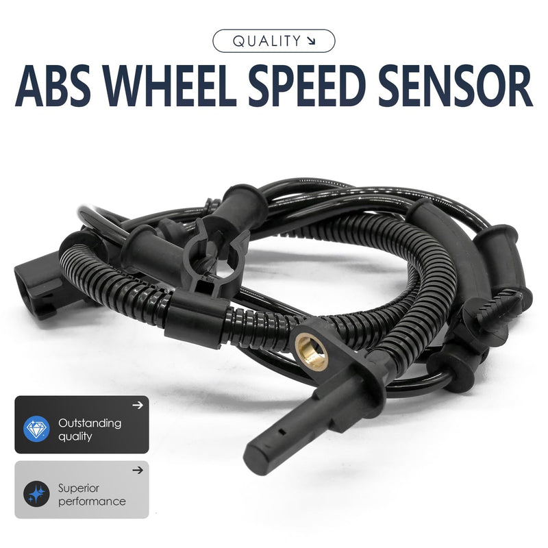 2PCS Rear Left and Right Abs Wheel Speed Sensor Compatible with Ford E-150 E-250 E-350 Super Duty E-450 BC2Z2C190A w/Stability Control 11 12 13 14 15 16 17 2011 2012 2013 2014 2015 2016 2017